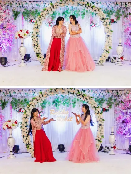 Fun moments on the stage with friends and family. These group photos are full of energy and happiness.