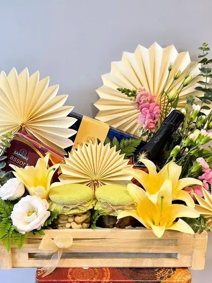 This is my go-to for making a sophisticated statement. I pair fine food items with elegant floral arrangements and decorative touches, perfect for impressing key clients or celebrating a major company milestone.