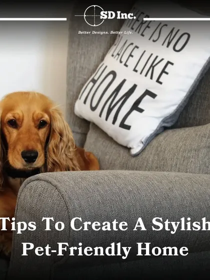 Tips for creating a stylish, pet-friendly home. We share advice on choosing durable fabrics, eliminating clutter, and designing a space that is safe and comfortable for your furry friends.