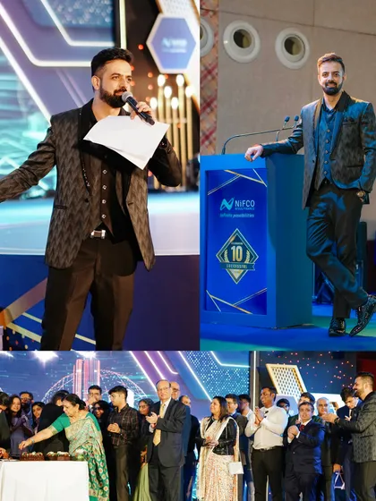 Capturing the key moments of the NIFCO anniversary, from the cake cutting to my time on the podium.