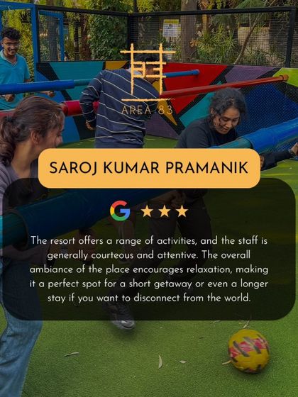 Saroj Kumar Pramanik loved the range of activities and the attentive staff, calling it a "perfect spot for a short getaway."