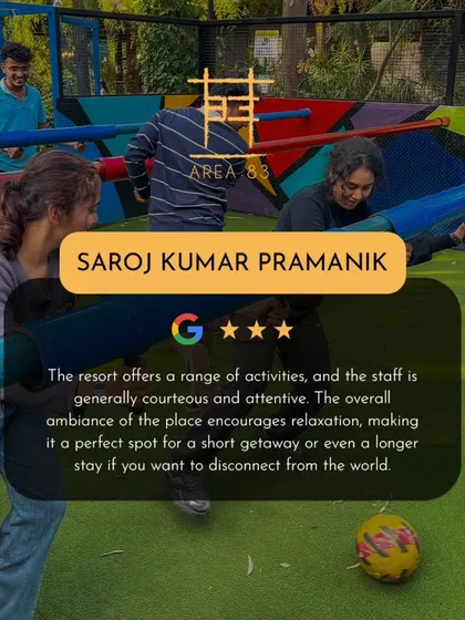 Saroj Kumar Pramanik loved the range of activities and the attentive staff, calling it a "perfect spot for a short getaway."