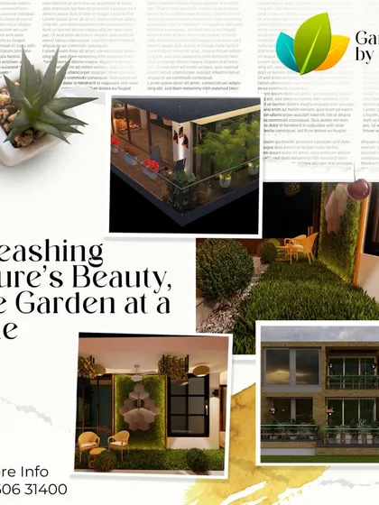 This collage showcases our ability to unleash nature's beauty in any space, one garden at a time. See our designs for multi-level green homes, cozy balconies, and elegant terrace gardens.