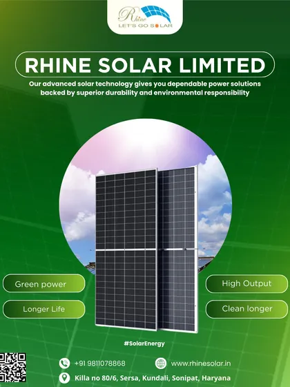 My advanced solar technology gives you dependable power solutions backed by superior durability. This panel represents my commitment to green power, high output, and a longer life.