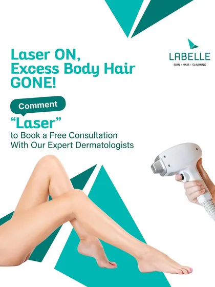 Ready for effortlessly smooth skin? Our laser hair reduction service is the answer. This treatment eliminates excess body hair, giving you the freedom and confidence to wear what you want, whenever you want, without a second thought.