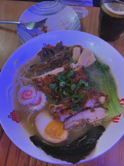 A hearty bowl of chicken ramen from a trip to Barcelona. Traveling and trying new foods always inspires me to bring new ideas and flavours back to my own kitchen.