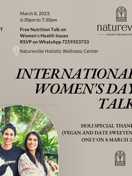 For International Women's Day, I hosted a free talk on women's health issues like PCOS, heart disease, and osteoporosis. It's crucial that we talk openly about these conditions and learn how to prevent them.