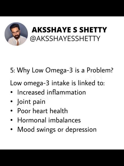 Our modern diets are often too high in Omega-6 and too low in Omega-3, leading to inflammation. I explain the ideal ratio and how to rebalance it by focusing on foods like fish and ghee from grass-fed cows.
