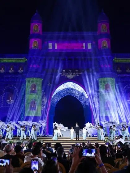We had the honour of transforming the iconic Gateway of India for the Global Peace Honours. This image showcases the intricate projection mapping we designed, turning a national monument into a canvas for a powerful story of remembrance and peace.