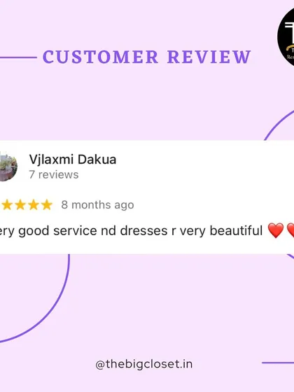 Simple, sweet, and a 5-star review! Thank you, Vjlaxmi, for your kind words. I'm so glad you found my service and dresses beautiful.