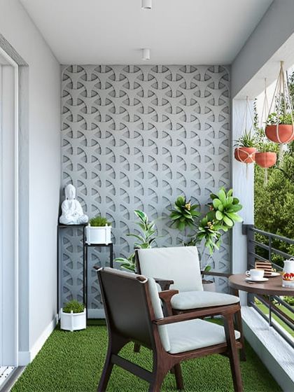 Interiors - Balcony Design & Landscaping Cozy Retreats & Seating photo 10