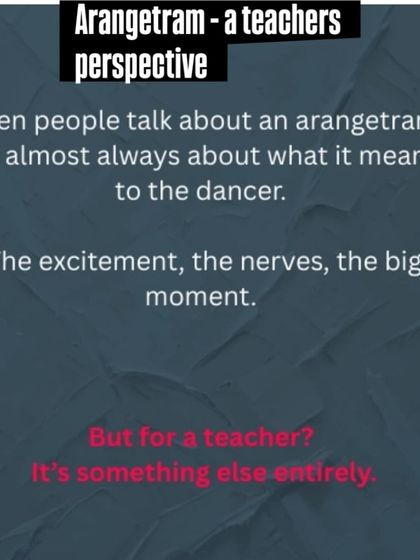 An Arangetram is always seen from the dancer's perspective, but for a teacher, it is something else entirely. It is the culmination of every class, correction, and conversation.