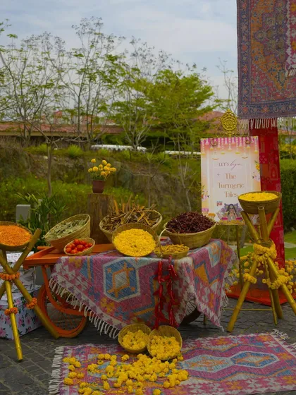 More moments from our colorful Haldi and Mehendi events, capturing the joy, laughter, and beautiful details.