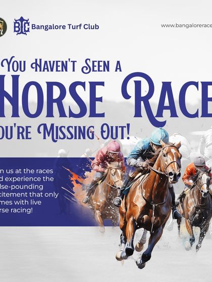 If you haven't seen a horse race, you're missing out on a pulse-pounding experience. Join us to feel the excitement live.