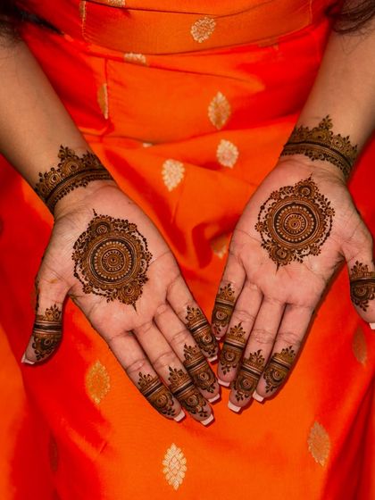 The same beautiful mandala design, showing the clean lines and perfect symmetry.