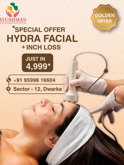 Our Golden Package combines a HydraFacial with an inch-loss treatment for comprehensive results. This special offer provides both skin rejuvenation and body contouring at a great value.