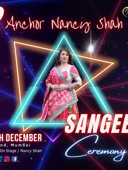 Announcing two different wedding events on the same day in Mumbai. A crazy day, but I was all set to rock the floor for both the Sangeet and Haldi.