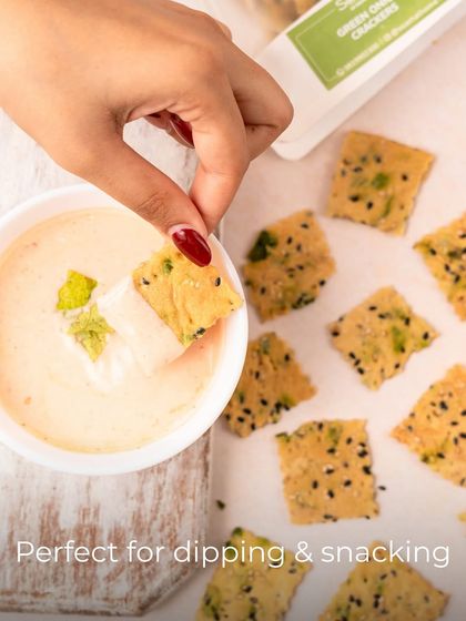 Perfect for dipping and snacking, my Green Onion Crackers are a versatile and delicious choice for any occasion.