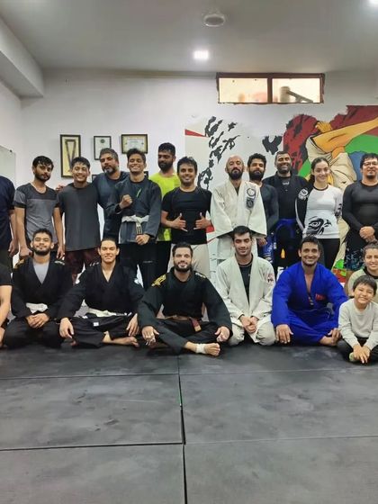 A super fun Jiu-Jitsu and self-defense training session at our Noida location. Our community is growing, and we welcome anyone to join us for a roll.