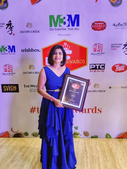 Another memorable moment, being recognized at an awards event for Gurgaon's Top 5 Bakers. I am grateful for every opportunity to share my passion for baking with the community.