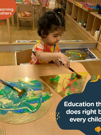 This series of graphic posts highlights our core values and beliefs: from the power of curiosity, wonder, and joy to the importance of agency, creativity, and multisensory learning.