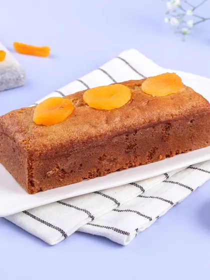Our Apricot Almond teacake is a classic. It's a perfectly sweetened, buttery teacake that is best served warm.