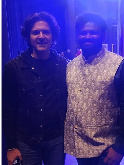 A great meeting with Ayaan Ali Bangash bhai, a brilliant sarod player from a legendary musical family.