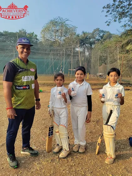 Our young players with new equipment, ready to take their game to the next level.