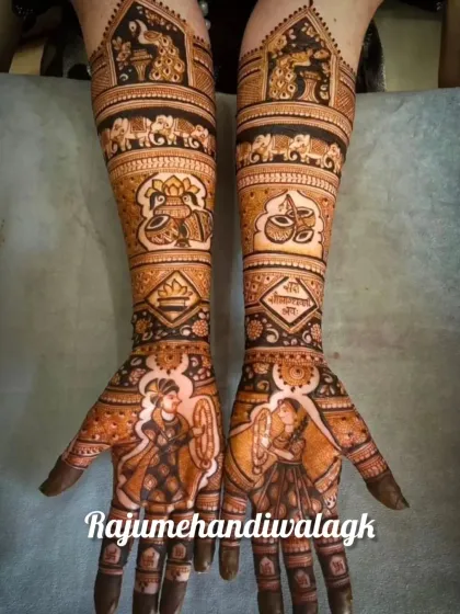 Raju Mehendi - Bridal Mehendi Custom Portraits: Your Story on Your Hands photo 20