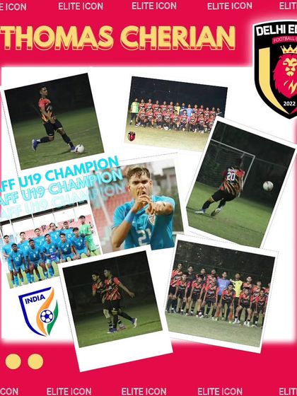 An icon of our academy, Thomas Cherian, who captained India to victory in the SAFF U-19 championship.