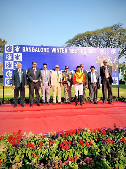 The winning connections of the Bangalore Juvenile Million.
