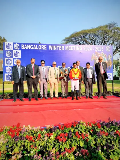 The winning connections of the Bangalore Juvenile Million.