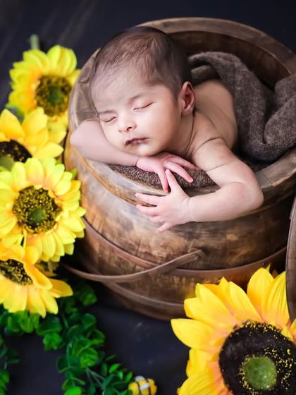 WonderBump Studio - Newborn Photography Cozy in Baskets & Props photo 15