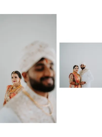A soft-focus, artistic portrait that creates a dreamy and romantic mood. This style is perfect for capturing the feeling of being lost in a moment with your partner.