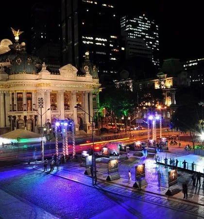 Another view of the historic opera house in Rio, a perfect start to my South American tour.