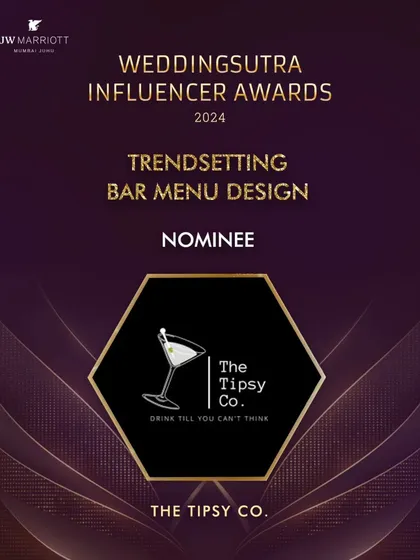 The 2024 nominee announcement for 'Trendsetting Bar Menu Design'. We are always thrilled to be considered for such a prestigious award.