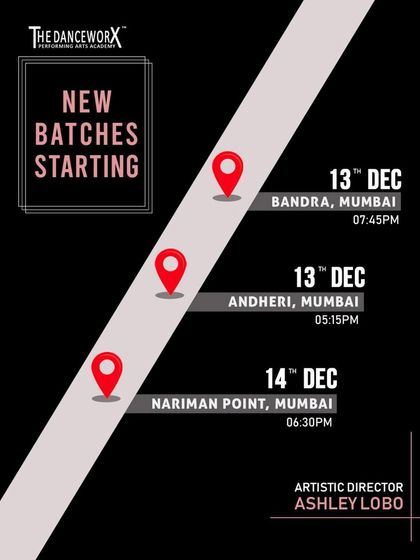 New batches are starting in Mumbai. Join us for orientation classes at our Bandra, Andheri, and Nariman Point locations to experience the fun.