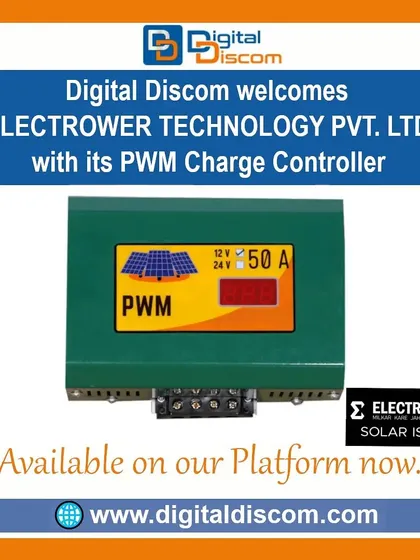 We welcome this PWM Charge Controller from Electrower Technology, an essential component for managing your solar setup.