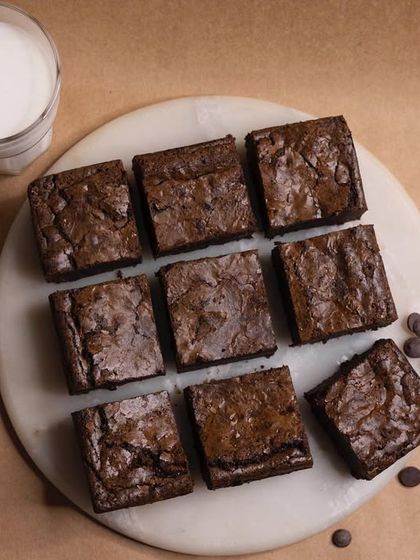 Just order one, trust us. If you don't think these are the best, most fudgy brownies in the bay, then I promise to stop being chubby. Available on Swiggy and Zomato.