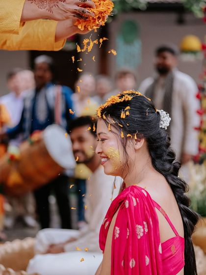 The Tales of Tradition - Wedding Planning & Design Sun-Kissed Haldi Ceremonies photo 35