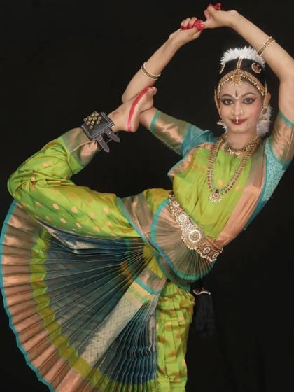 A beautiful pose of Lord Shiva performed by my student Kriti.