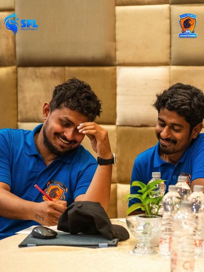 Learning and laughter during a coaches workshop. We believe that a positive and collaborative environment for our coaches translates directly to a better experience for our players.