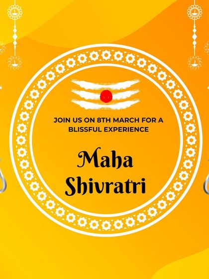 An invitation to our Maha Shivratri celebration in Delhi. These events are a beautiful opportunity for our community to come together for yoga, meditation, kirtan, and sound healing.