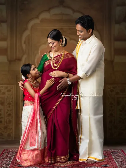 The story of a growing family, captured with elegance and a deep sense of cultural pride in our studio.