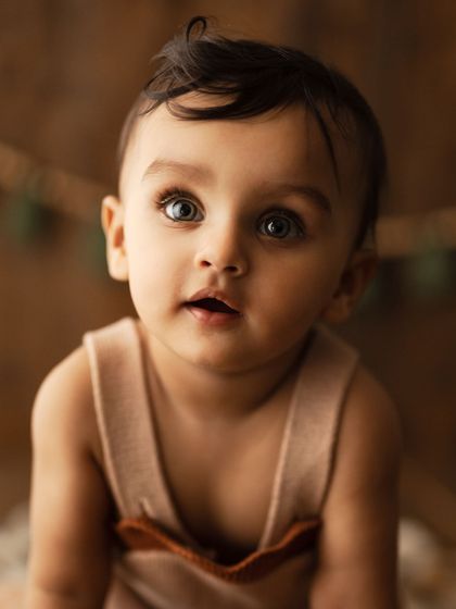 A tight close-up that captures the soulfulness of their gaze.