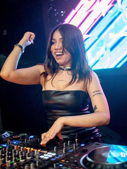 Feeling the music and hyping up the crowd. My goal is to make you want to dance all night long.