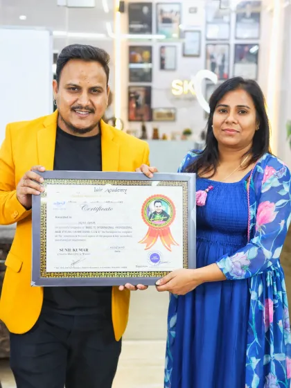 Sunil Kumar - Professional Hairstyling Courses & Training Our Proud Graduates: Student Success photo 17