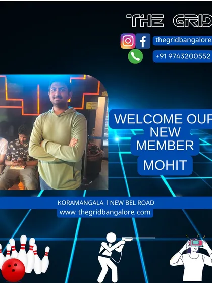 A big welcome to our new member, Mohit. Get ready for endless fun and rewards.