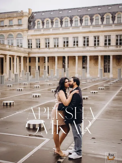 A tender kiss shared amidst the classic architecture of Paris. My goal is to create images that are not only beautiful but also deeply personal and emotional.