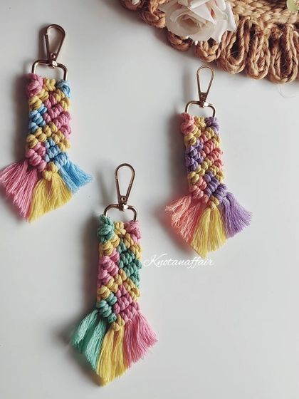 Deepika - Macrame for Events & Gifting Keychains & Bag Charms for Gifting photo 14